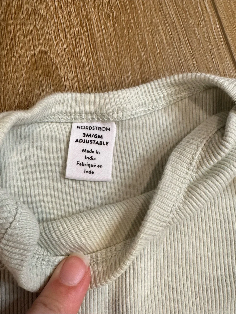 (3) Nordstrom 3/6 Month Adjustable Onsies - Picture 7 of 7
